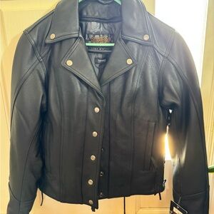 Valkyrie Women's Classic Black Leather Jacket